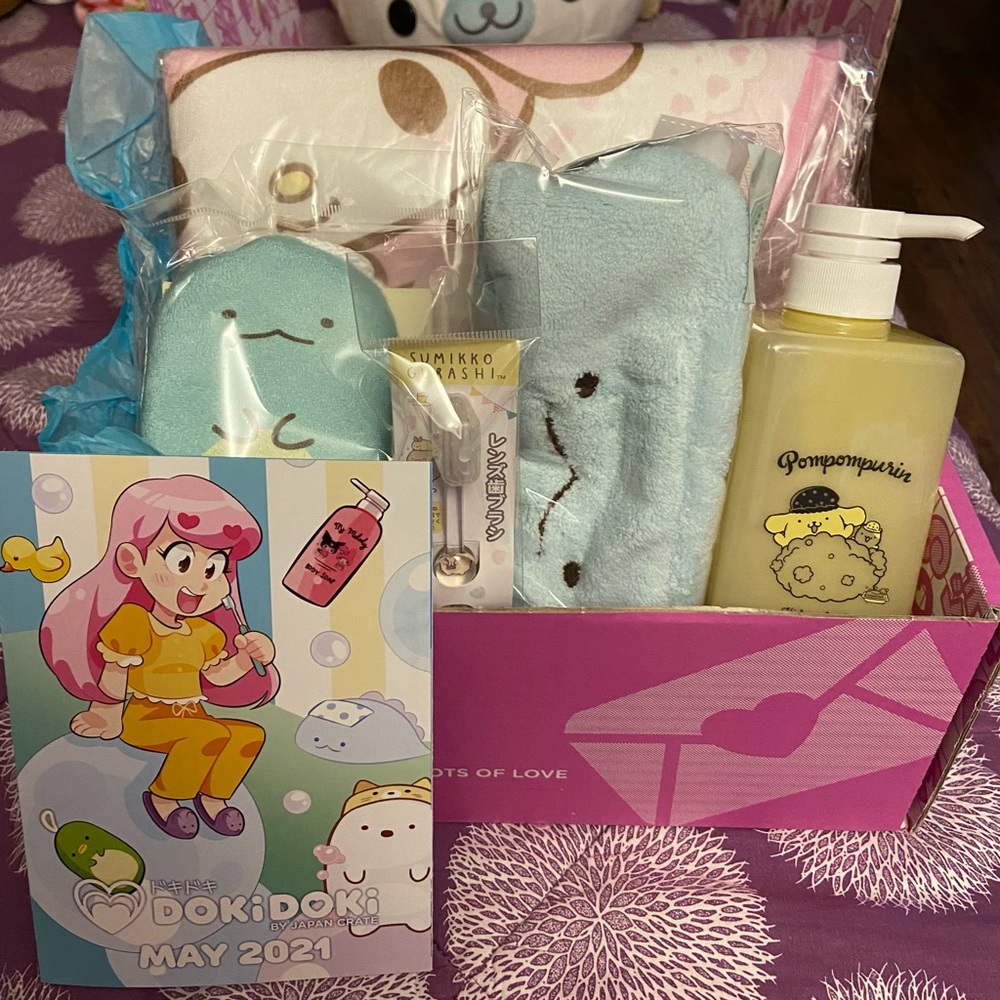 Doki Doki Crate May 2021 Kawaii Care Kit